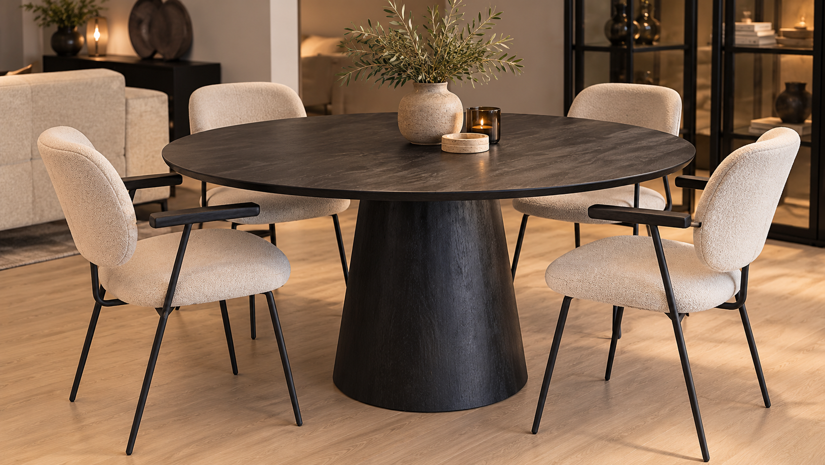 Eettafel Evan rond